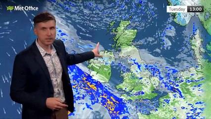 Monday evening forecast 30/10/23