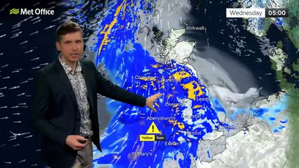 Met Office Tuesday afternoon weather forecast 20/02/2024