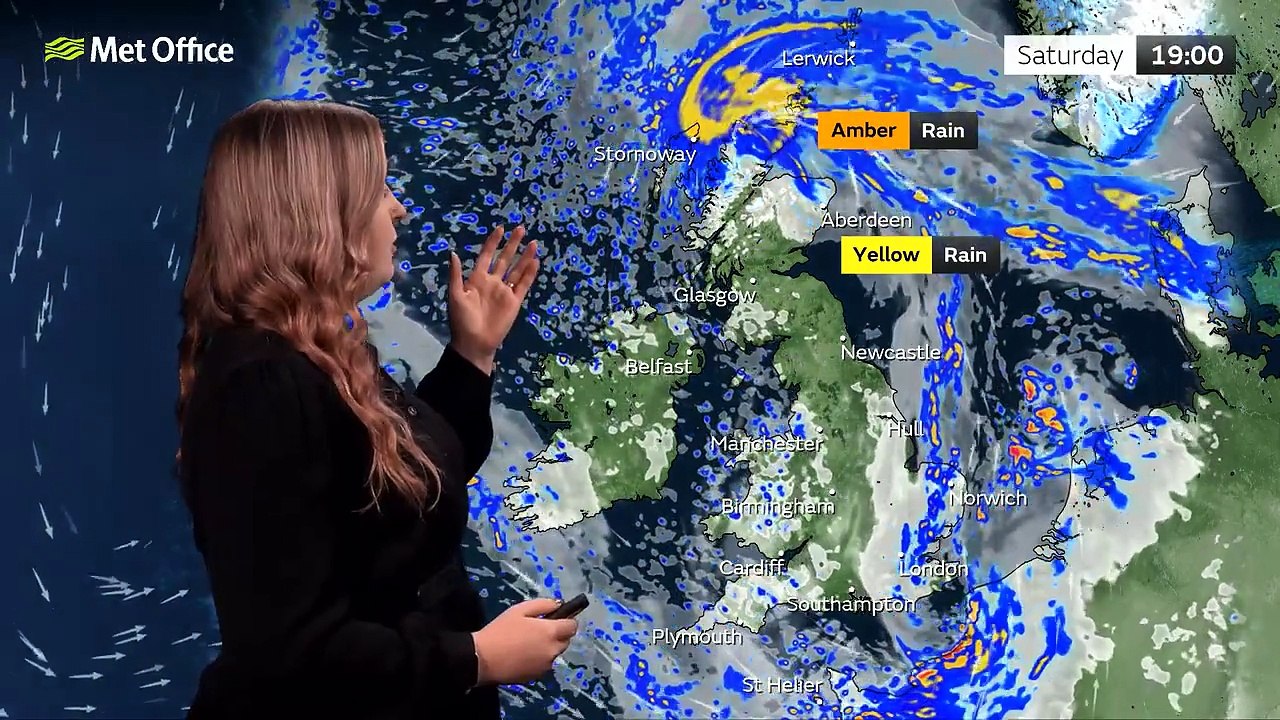 Saturday evening forecast 21/10/23