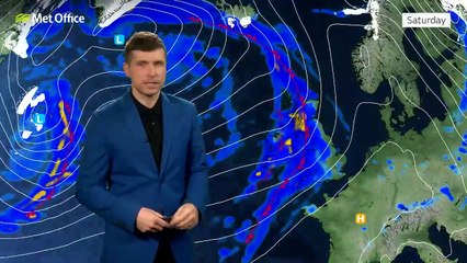 Met Office Friday afternoon weather forecast 16/02/2024