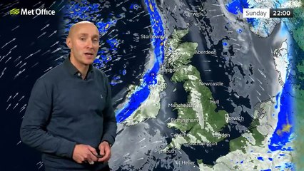 Met Office Sunday evening weather forecast 18/02/2024
