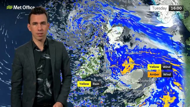 Tuesday afternoon forecast 02/01/24