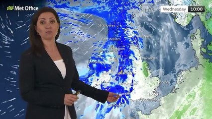 Met Office Wednesday morning weather forecast 28/02/2024