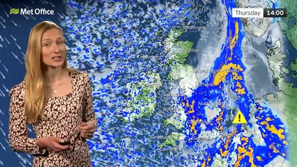 Met Office Thursday Afternoon Weather Forecast 22/02/2024