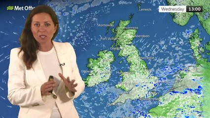 Met Office Wednesday Morning Weather Forecast 01/10/24