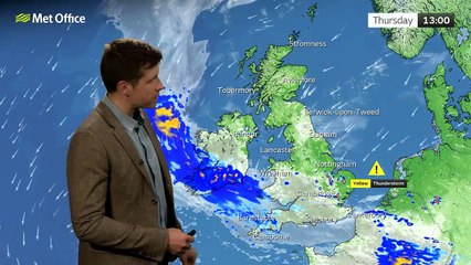 Met Office Thursday afternoon weather forecast 02/05/2024
