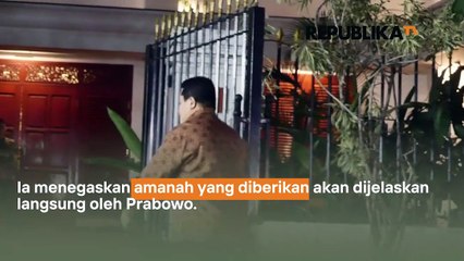 Datang di Kediaman Prabowo, Erick Thohir: Saya Mendapatkan Amanah