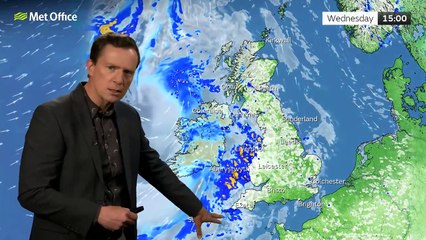 Met Office Tuesday evening weather forecast 23/07/2024