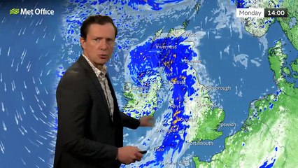 Met Office Monday Afternoon Weather Forecast 29/04/2024