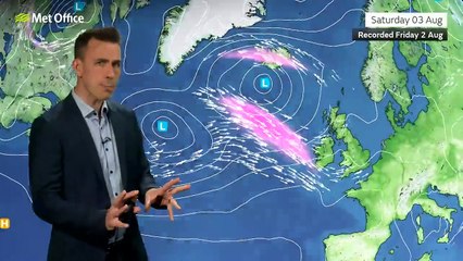 Met Office  14 Day Weather Outlook 03/08/2024