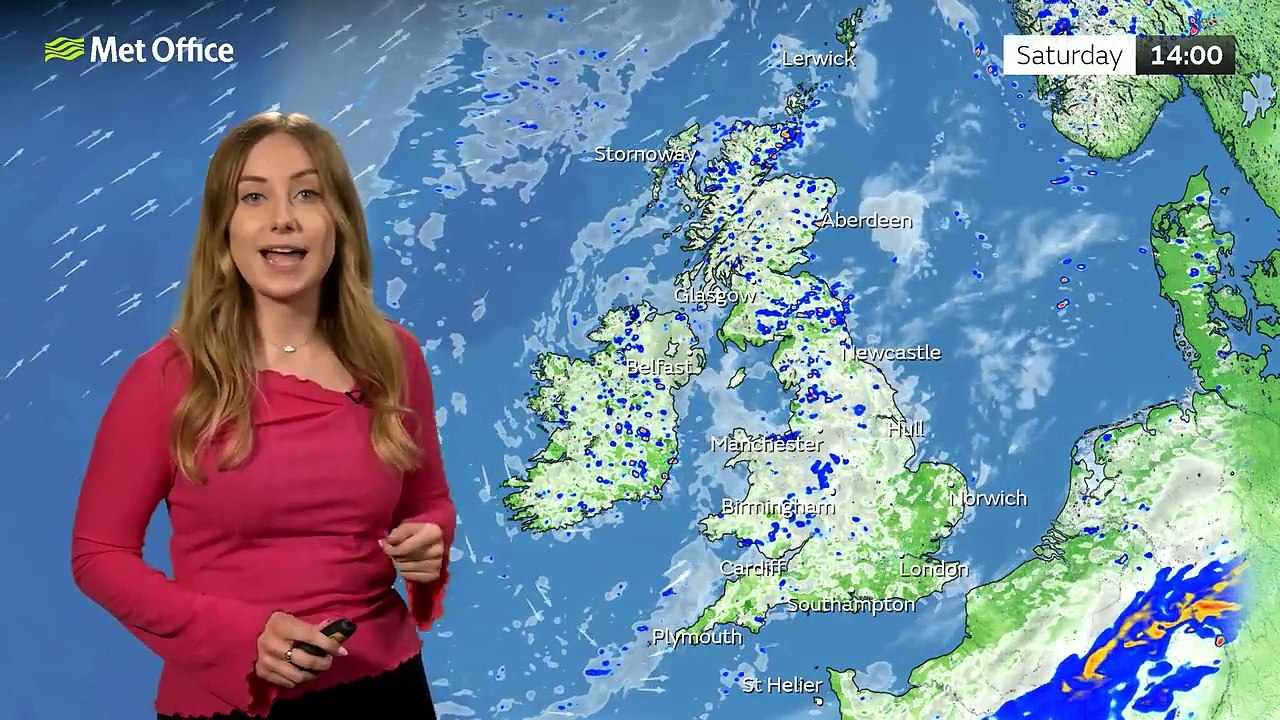 Met Office Saturday afternoon weather forecast 27/07/2024