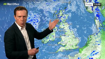 Met Office Friday Afternoon Weather Forecast 26/07/2024
