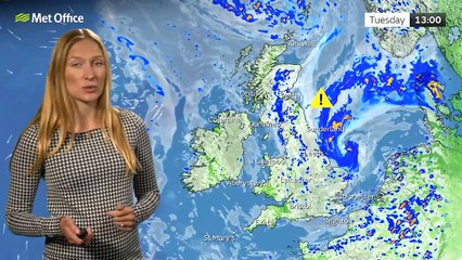 Met Office Tuesday afternoon weather forecast 16/07/2024