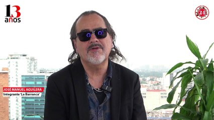 José Manuel Aguilera, integrante de La Barranca, felicita a 24 Horas