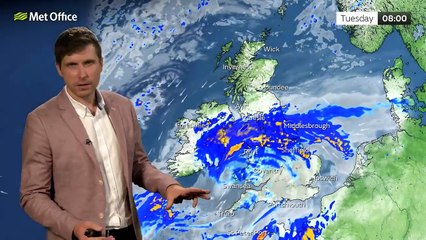 Met Office Tuesday morning weather forecast 09/07/2024