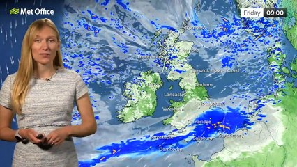 Met Office Friday morning weather forecast 05/07/2024
