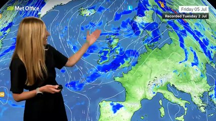 Met Office 14 Day Weather Outlook 02/07/2024