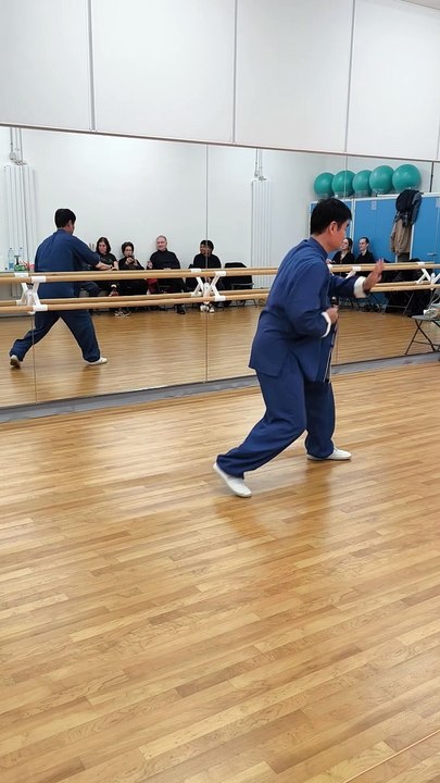 Démonstration de Chen tai ji par Maître Zhang (même forme que Xinyl)