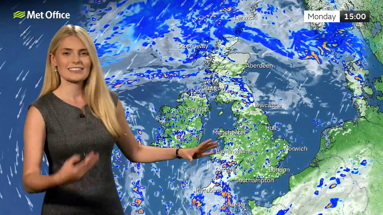 Met Office Monday Morning Forecast 07/10/2024