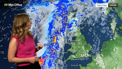 Met Office Friday evening weather forecast 04/10/2024