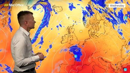 Met Office Sunday evening weather forecast 28/07/2024