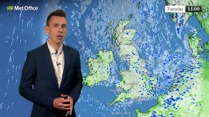 Met Office Tuesday morning weather forecast 11/06/2024
