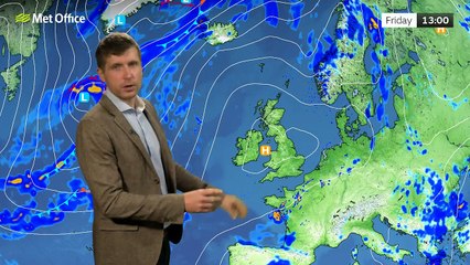 Met Office Friday afternoon weather forecast 30/08/2024