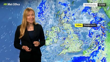 Met Office Wednesday Afternoon Weather Forecast 29/05/2024