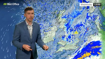 Met Office Wednesday Afternoon Weather Forecast 09/10/2024