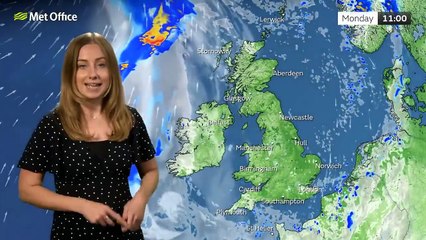 Met Office Monday morning weather forecast 16/09/2024