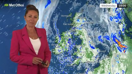 Met Office Wednesday Evening Weather Forecast 04/09/2024