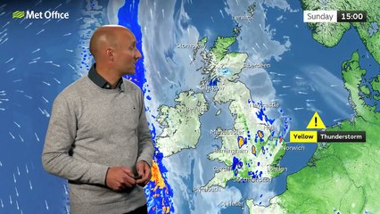 Met Office Saturday Evening Forecast 31/08/2024