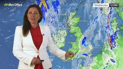 Met Office Tuesday Evening Weather Forecast 13/08/2024