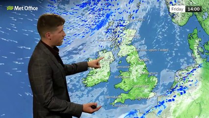 Met Office Friday Morning Weather Forecast 16/08/2024