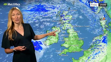 Met Office Friday Morning Weather Forecast 09/08/2024