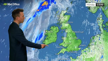 Met Office Monday afternoon weather forecast - 16/09/2024