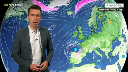 Met Office 14 day weather outlook 06/09/2024
