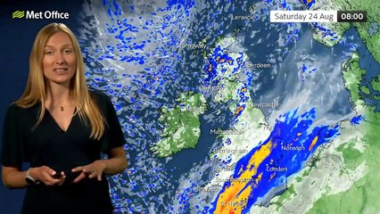 Weekend weather 22/08/2024 – Mixed Bank Holiday
