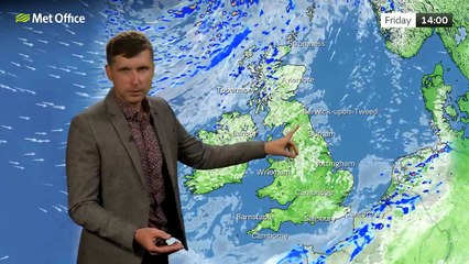 Met Office Thursday Evening Weather Forecast 15/08/2024