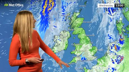 Met Office Wednesday Afternoon Weather Forecast 14/08/2024