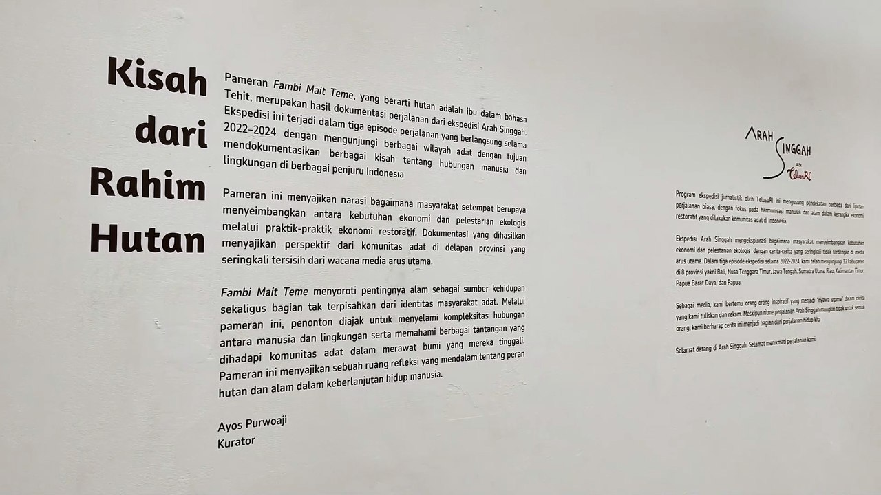 TelusuRi Adakan Pameran Foto  Ekspedisi Jurnalistik Arah Singgah