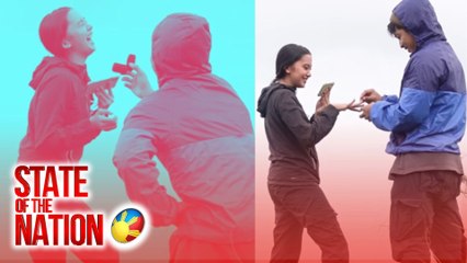 Wedding proposal, nauwi sa tawanan dahil sa baliktad na paghawak ng singsing | SONA