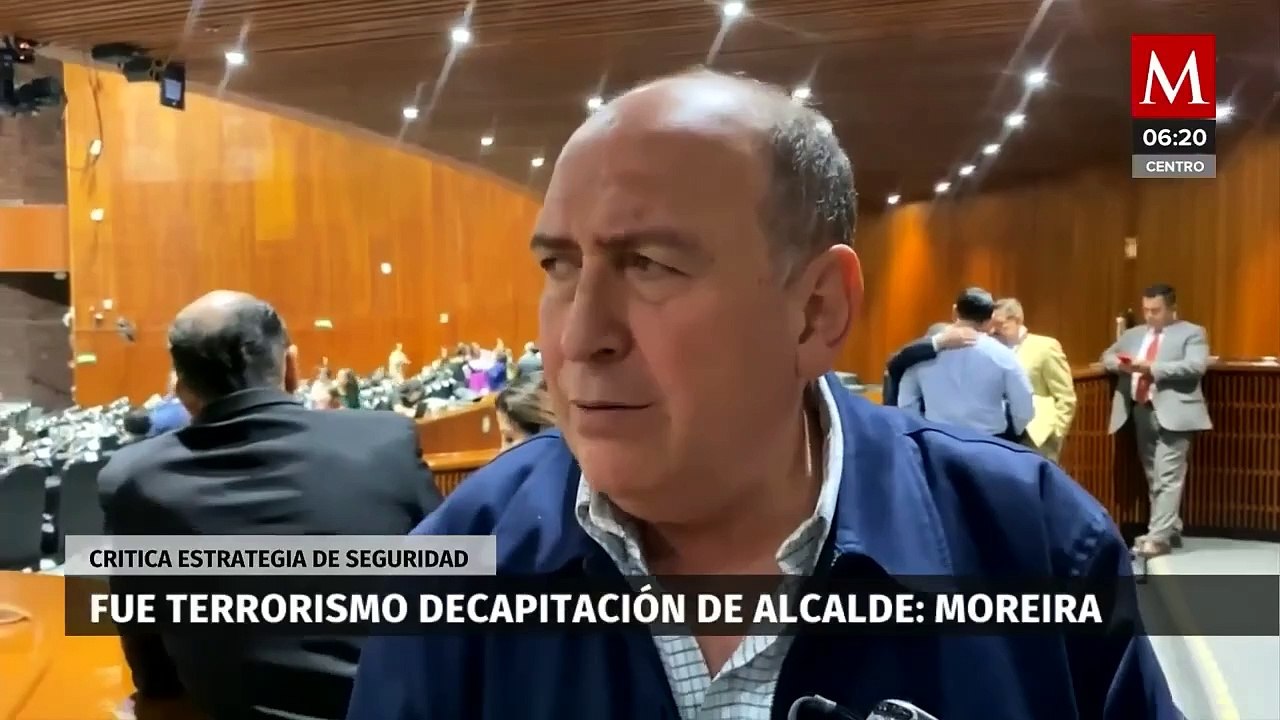 Moreira califica como "acto de terrorismo" el asesinato del alcalde de Chilpancingo