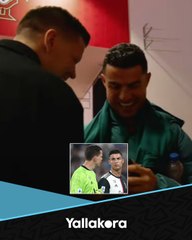 "من الاعتزال إلى ناد كبير".. محادثة طريفة بين كريستيانو رونالدو وتشيزني عن انتقاله إلى برشلونة ❤️