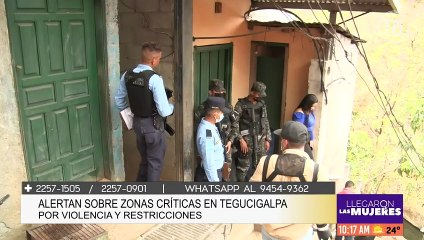 Colonias de Tegucigalpa y San Pedro Sula están  bajo alerta por violencia