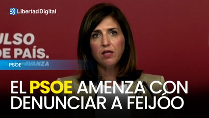 PSOE anuncia que llevará a Feijóo a los tribunales