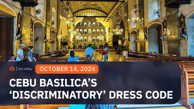 Discriminatory? Cebu basilica dress code draws mixed reactions