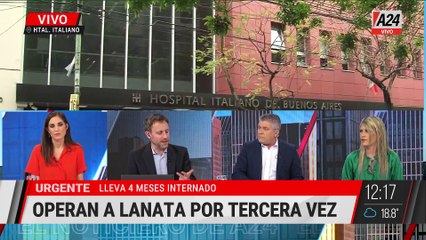 Jorge Lanata enfrenta nueva operación por isquemia intestinal