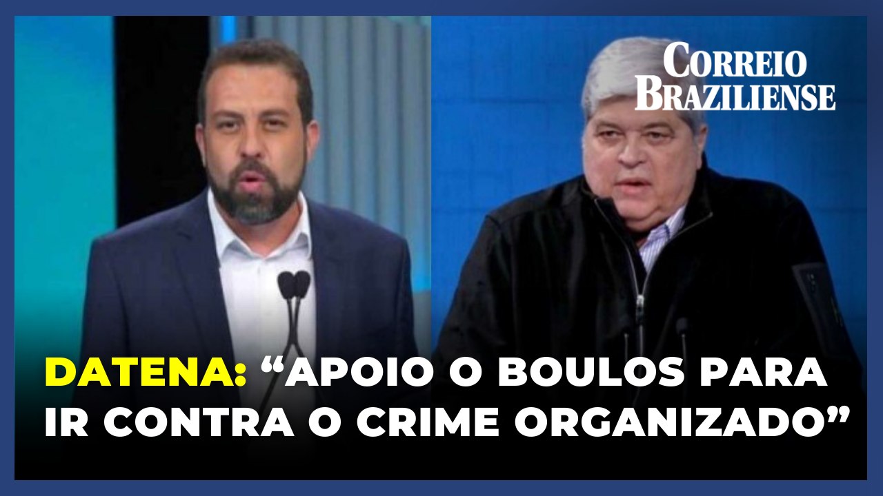 Datena declara apoio a Boulos no 2º turno em SP: "Vote contra o crime"