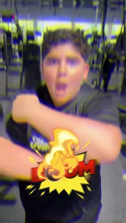 We Bring The BOOM‼️ #workout #training #gym #father #son #family #fun #bigjustice #boom